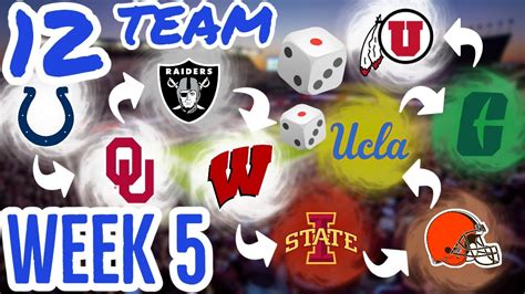 EPIC 12 Team College Football Parlay Week 5 YouTube