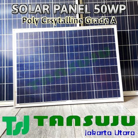 Jual Solar Panel Wp Poly Crystalline Grade A Solar Cell Wp