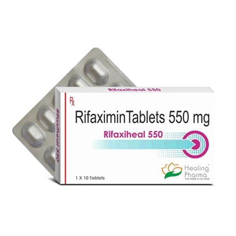 Rifaxiheal Rifaximin Tablets Mg Bulk Cargo Exporter India