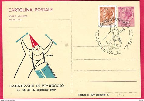 Interi Postali Repiquage Annullo Speciale Viareggio Lu