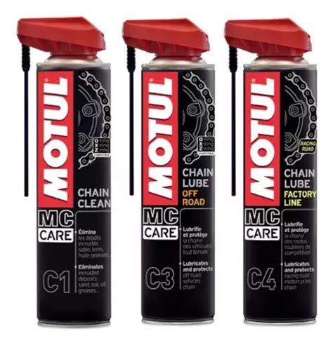 C3 Motul Spray Lubrificante Corrente C1 C4 Frete grátis