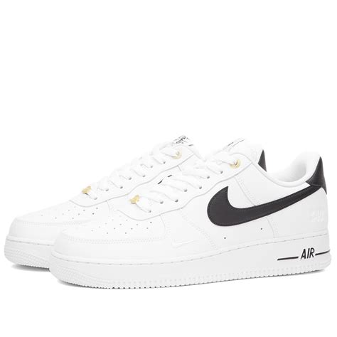 Nike Air Force 1 07 Lv8 White Black And Sail End