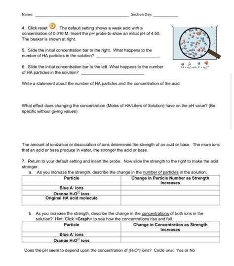 Phet Acid Base Solutions Worksheets