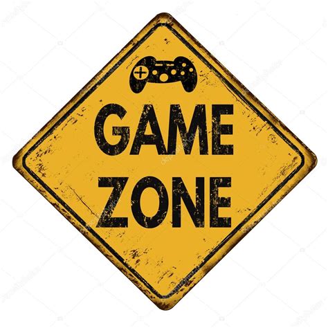 Game zone vintage metal sign Stock Vector by ©roxanabalint 117853436