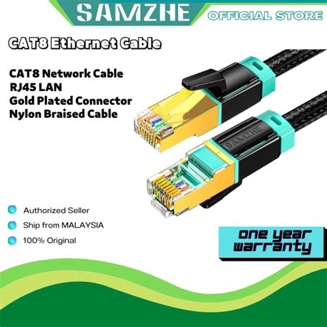 Samzhe Cat Ethernet Cable Sftp Gbps Super Speed Rj Network Cable