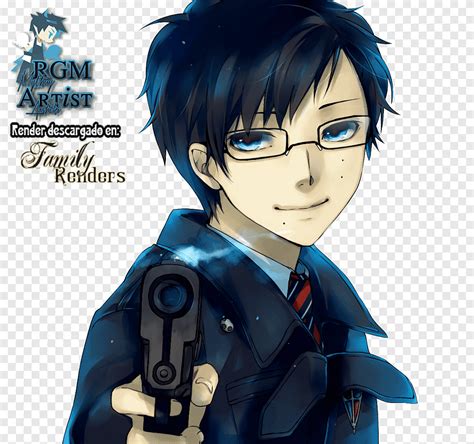 Yukio Okumura Rin Okumura Anime Exorcista Azul Anime Cabelo Preto