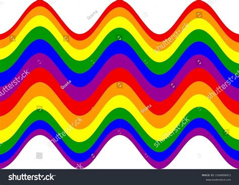 Rainbow Liquify Wave Pride Flag Symbol เวกเตอร์สต็อก ปลอดค่าลิขสิทธิ์