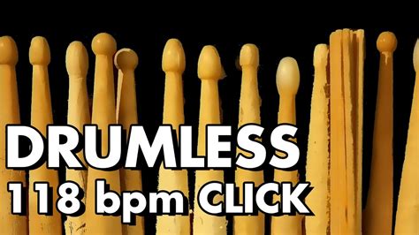 Drumless Backing Track Hard Rock 118 Bpm With Click And Melody Youtube