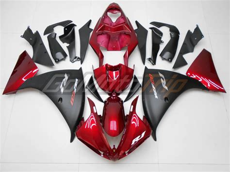 Best Yamaha Yzf R Black Red Fairing Gomototrip