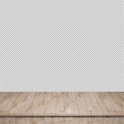 Premium Psd Wooden Table Foreground Wood Table Top Front View D