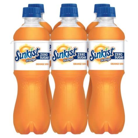 Sunkist Zero Sugar Orange Soda Count Fl Oz Shoprite