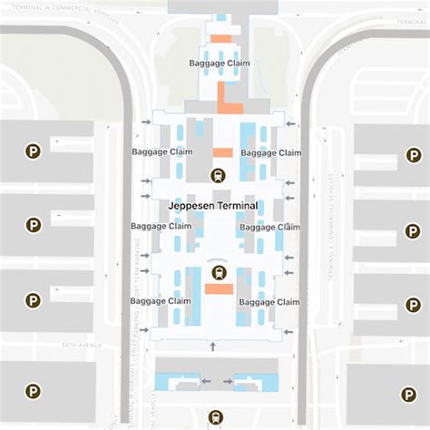 Denver Airport Den Main Terminal Map