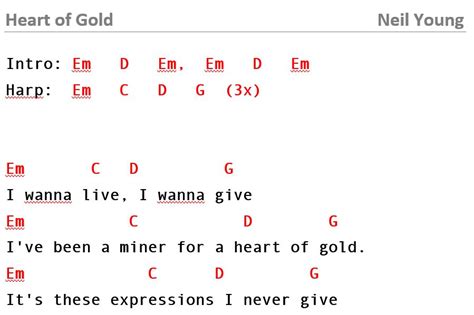 Heart Of Gold Chords - Photos Idea