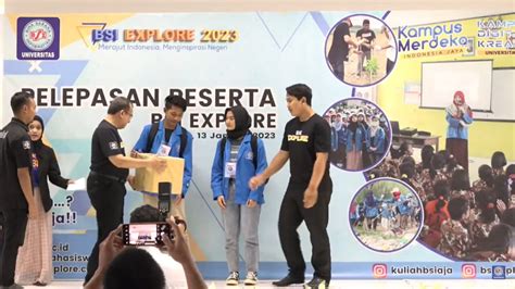 Gelar Acara Pelepasan Mahasiswa BSI Explore 2023 Sukses Dilaksanankan