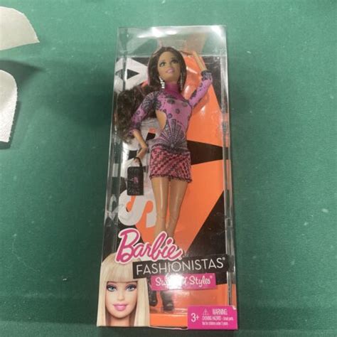 Barbie Fashionistas Sassy Swappin Styles Raquelle Doll 2010 Mattel V7145 27084996074 Ebay