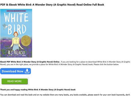 [Ebook]^^ White Bird: A Wonder Story (A Graphic Novel) FOR ANY DEVICE ...