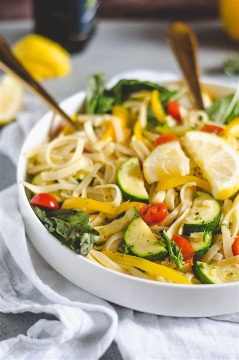 Spring Lemon Vegetable Pasta