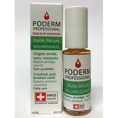 Poderm Professional Huile S Rum Nourrissante Ongles Et Contours Ml