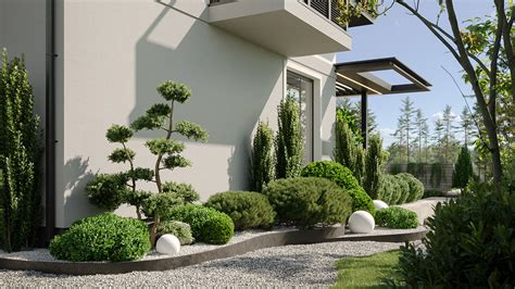 RESIDENTIAL HOUSE | LANDSCAPING v1 on Behance