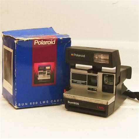 Vintage Camera Polaroid Sun 600 LMS Instant Film Camera With Etsy