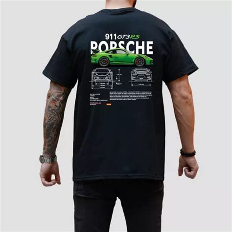 Camiseta Camisa Porsche Gt Rs Moda Streetwear Carro Luxo Mercadolivre