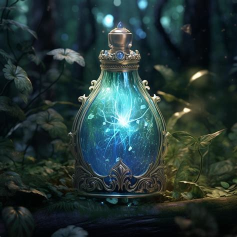 Premium Ai Image Ethereal Elixir A Mysterious Fantasy Potion