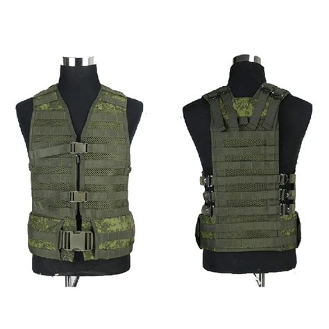 Chaleco T Ctico Ruso Molle Peque O Verde Para Hombre EMR 6sh117 Cuerpo