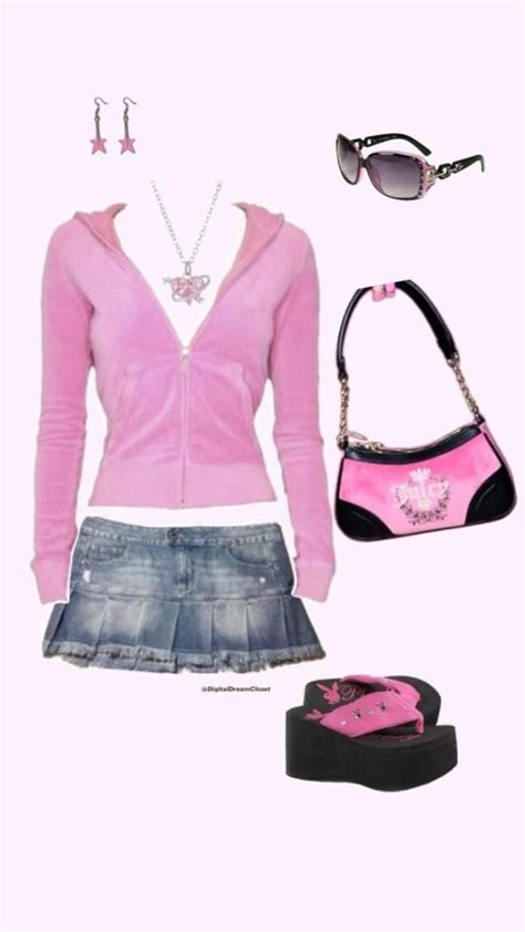 Pink Y2k Outfit Inspo In 2024 2000s Fashion Inspiration 2000s