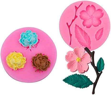 Chennan St Ck Mini Rosen Fondant Form Cake Fondant Moulds Ast Blume