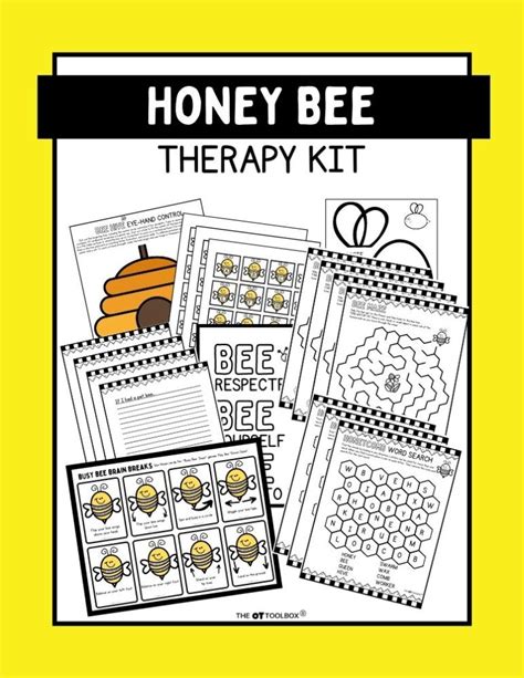 Honey Bee Activities Therapy Kit The Ot Toolbox