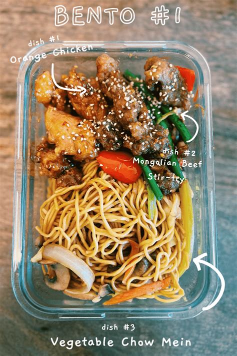 Chinese Lunch Box Recipes - 4 Dishes - Tiffy Cooks