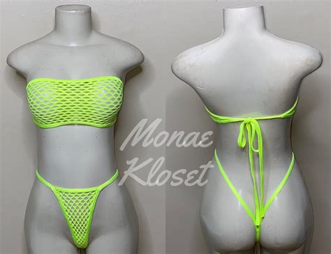 Exotic Dancewear Bikini Stripper Dancewearrave Outfitsclub Attireby Bodysuitklosetmonaekloset Etsy