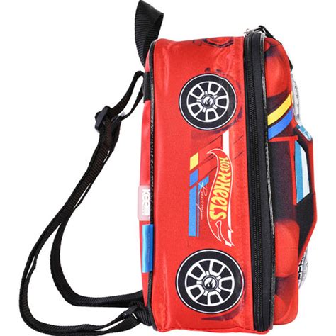 Lonchera Escolar Yadatex HWS015 Hot Wheels Rojo
