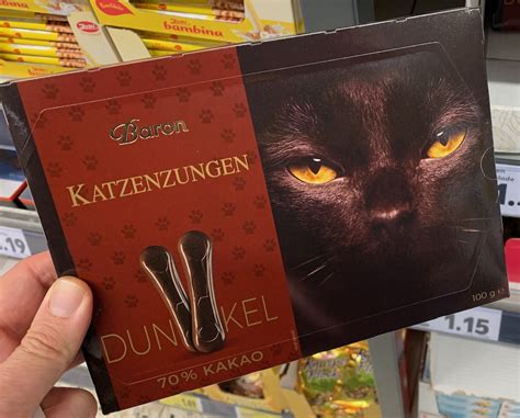Katzenzungen aus Schokolade sind eine süße Leckerei