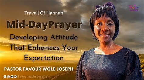 Mid Day Prayer Unlimited Open Heaven With Pastor Favour Wole Joseph