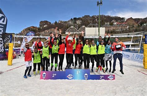 Incoronati A Prato Nevoso I Nuovi Campioni Ditalia Di Snow Volley