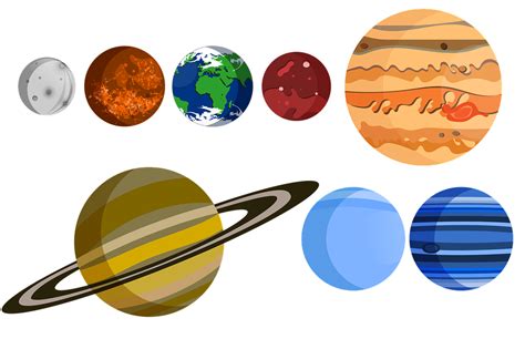 Solar System Orbit Planets Space Comets Png