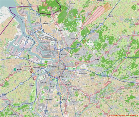 maps antwerp detailed map antwerpen english maps antwerp belgium tourist map