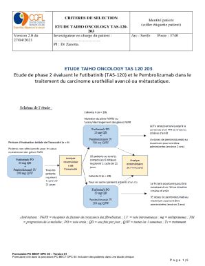 Remplissable En Ligne Etude Taiho Oncology Tas Faxer Email