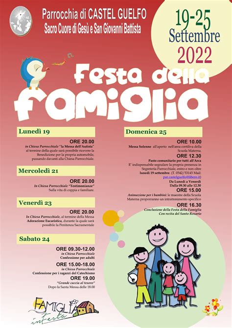 Festa Della Famiglia Parrocchia Sacro Cuore Di Ges E San