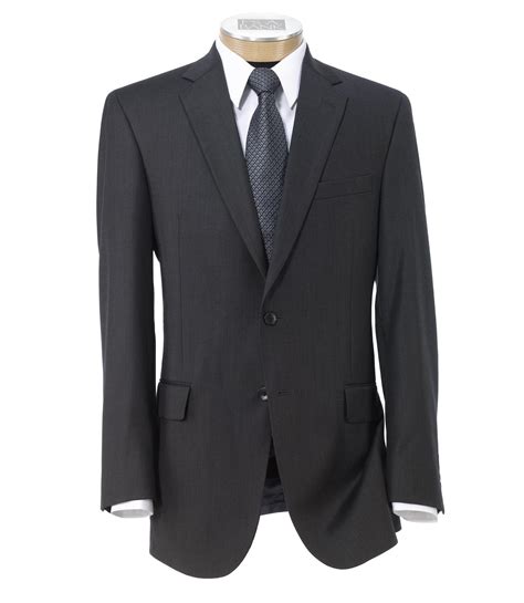 Lyst Jos A Bank Traveler Collection Tailored Fit Suit In Gray For Men