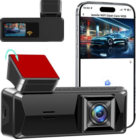 Jansite Dashcam Voiture Wifi Camera Voiture Fhd P Cam Ra Embarqu E