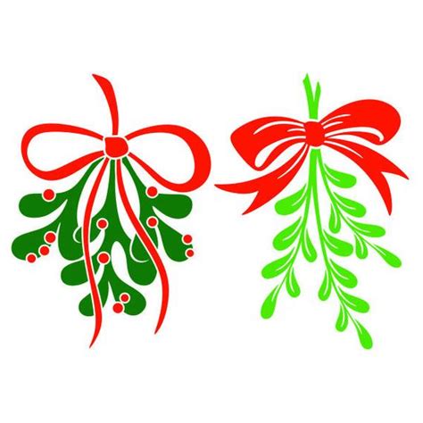 Mistletoe Outline Svg