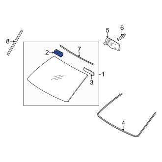 Toyota Highlander Oem Window Parts Visors Regulators Carid