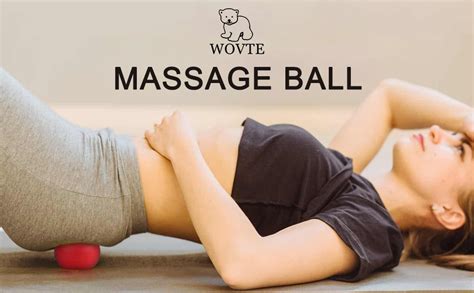 Wovte Massage Lacrosse Ball For Sore Muscles Shoulders Neck Back