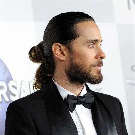 Jared Leto Whose Hair Is Almost As Beautiful As He Is Man Bun