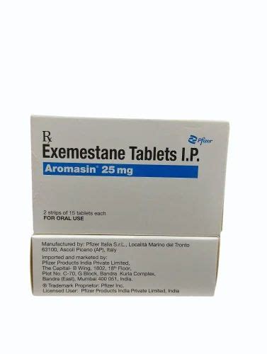 Aromasin 25 Mg Tab Exemestane At Best Price In Pune By Bioc