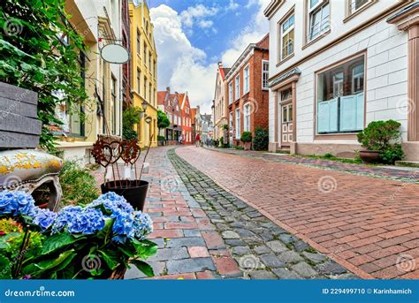 The Idyllic Old Town Of Leer East Frisia Germany Stock Photo Image