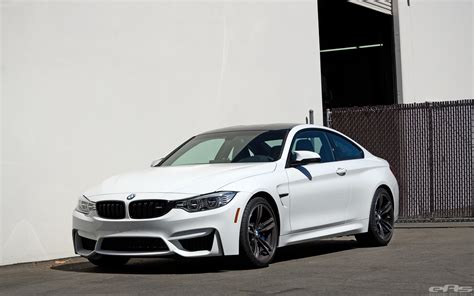 Alpine White M4 Lowered On H R Sport Springs BMW Performance Parts