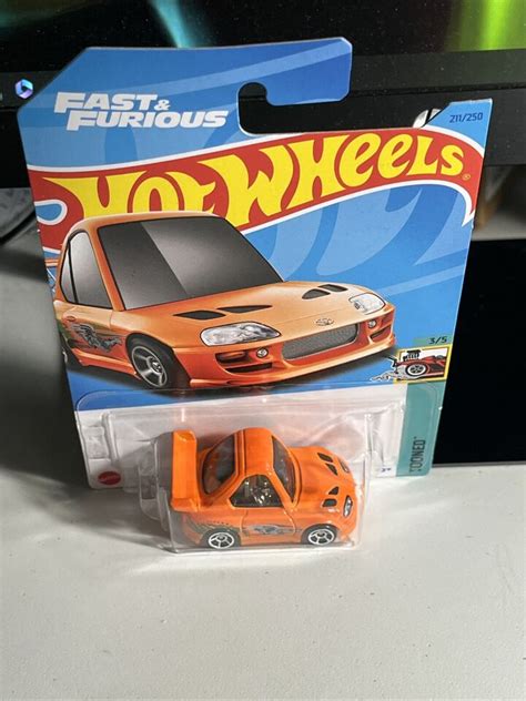 Hot Wheels Fast Furious Toyota Supra Orange Tooned